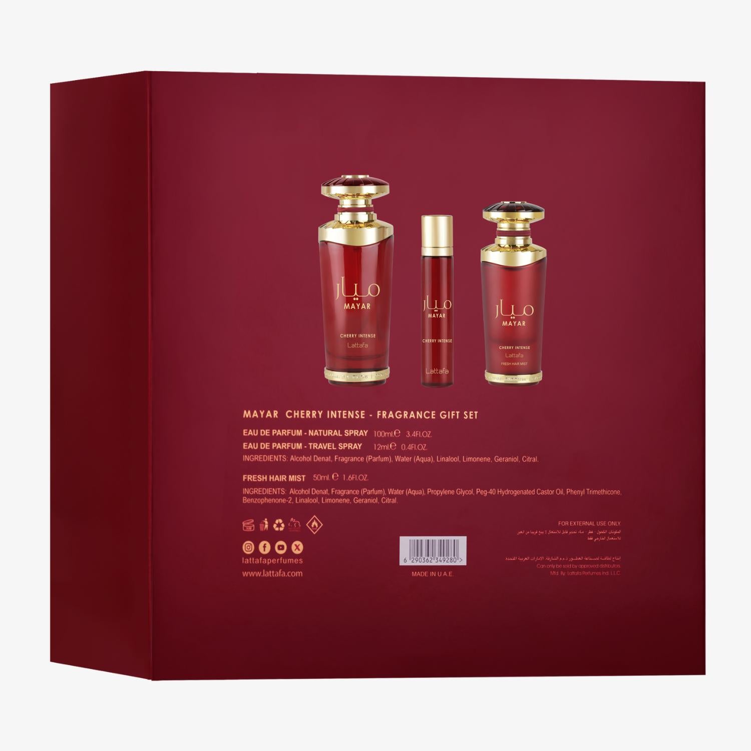 Mayar Cherry Intense 3pcs Gift Set